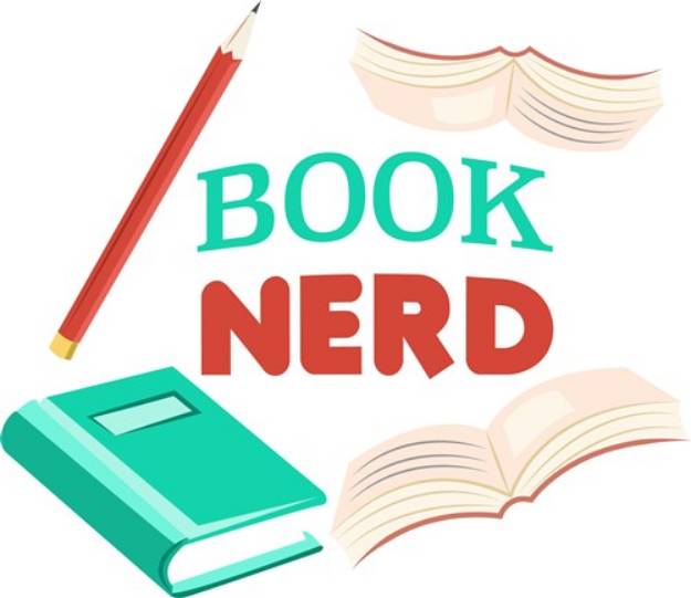 Picture of Book Nerd SVG File