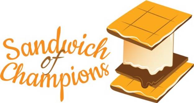 Picture of Sandwich Of Champions SVG File