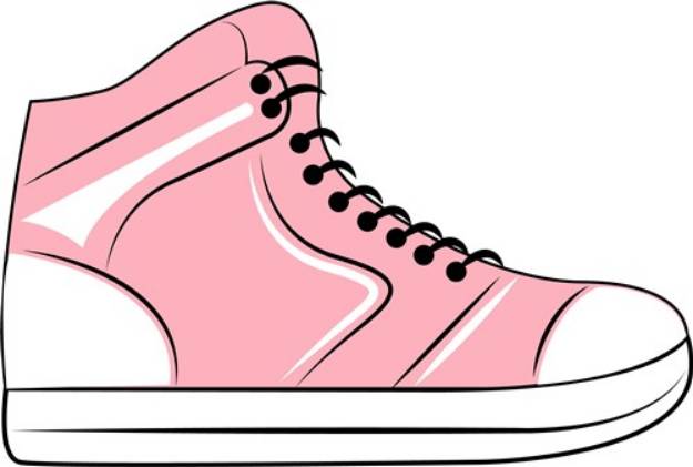 Picture of Pink Sneaker SVG File
