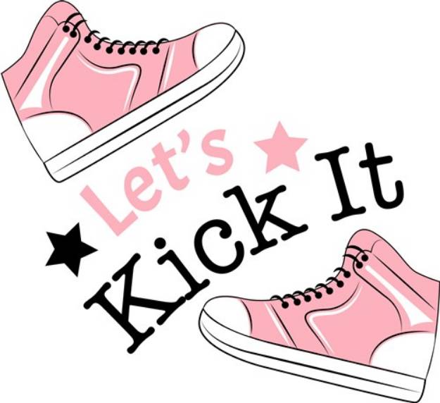 Picture of Lets Kick It SVG File