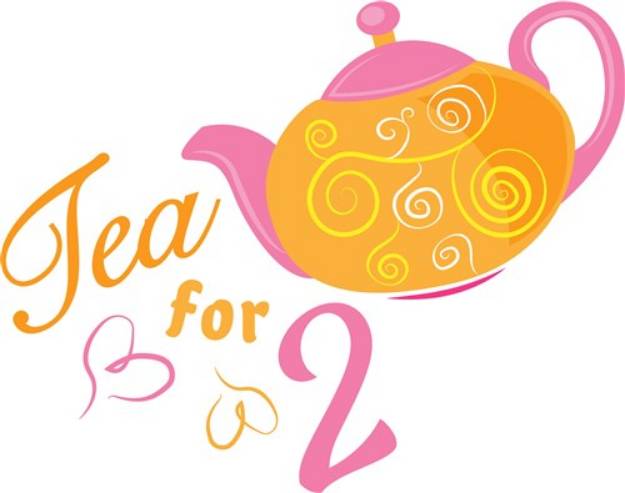 Picture of Tea For 2 SVG File
