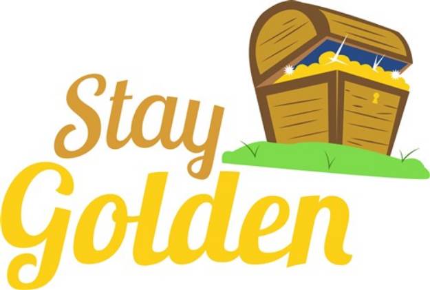 Picture of Stay Golden SVG File