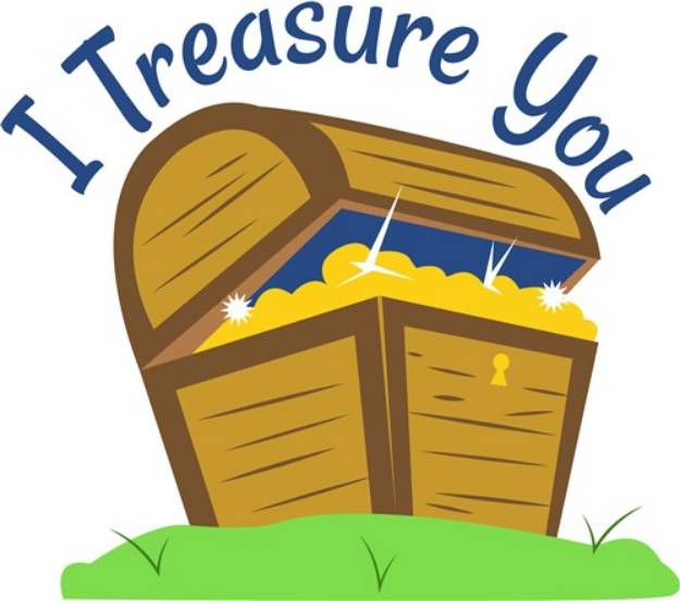Picture of I Treasure You SVG File