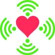 Picture of Wifi Heart SVG File