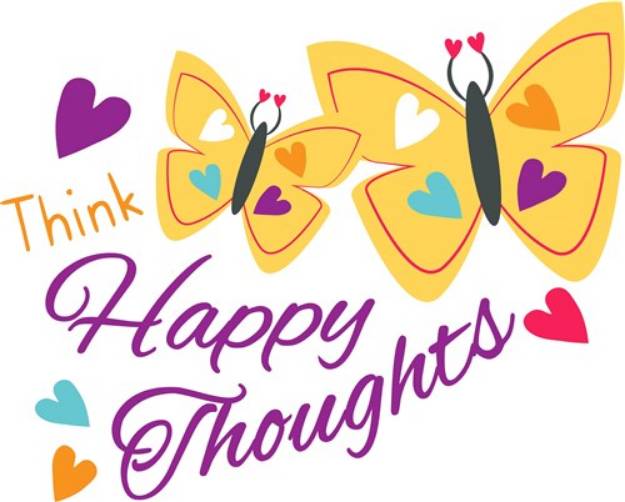 Picture of Happy Thoughts SVG File