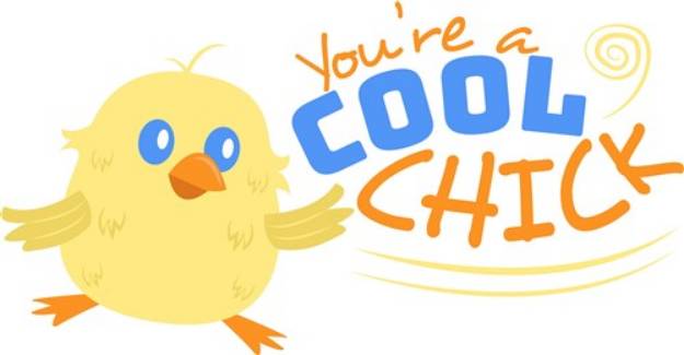 Picture of Cool Chick SVG File