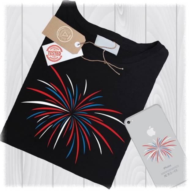 Picture of Fireworks Display SVG File