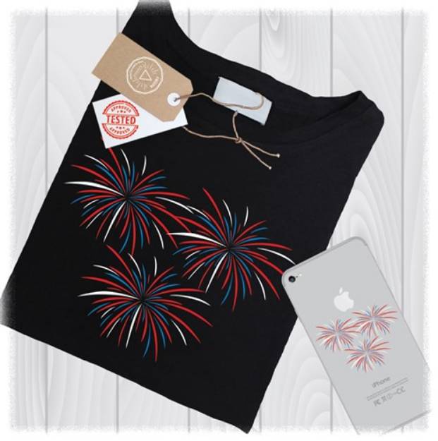 Picture of 4th Of July Fireworks SVG File