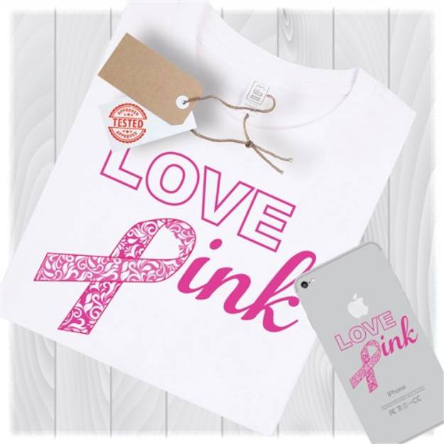 Picture of Love Pink SVG File