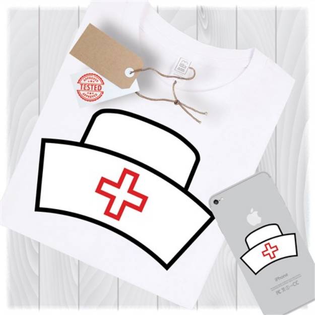 Picture of Nurses Cap SVG File