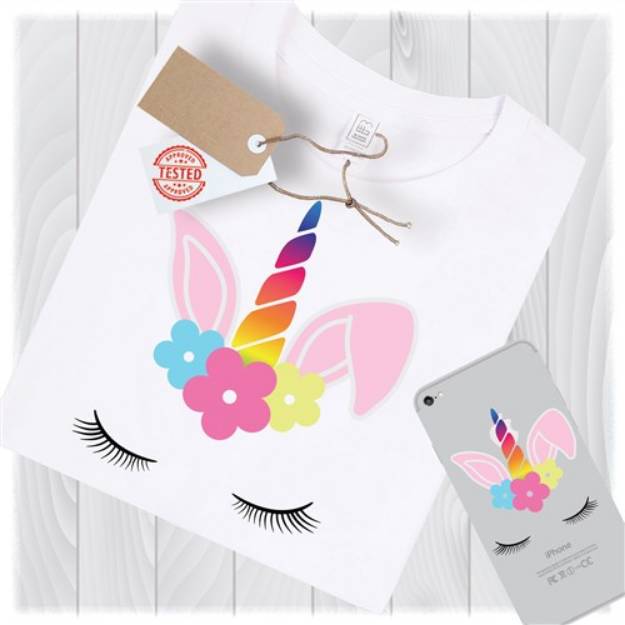 Picture of Unicorn Easter Bunny SVG File