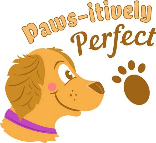 Picture of Paws-itively Perfect SVG File