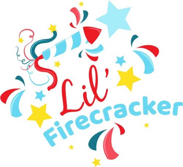 Picture of Lil  Firecracker SVG File