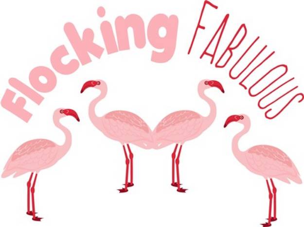 Picture of Flocking Fabulous SVG File
