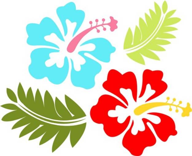 Picture of Hawaiian Flower SVG File