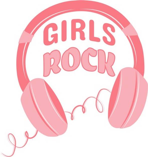 Picture of Girls Rock SVG File