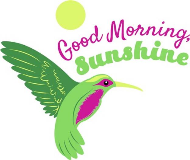 Picture of Good Morning Sunshine SVG File