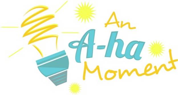 Picture of A-ha Moment SVG File
