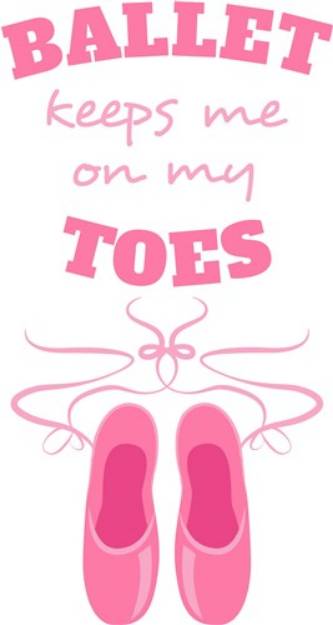 Picture of On My Toes SVG File