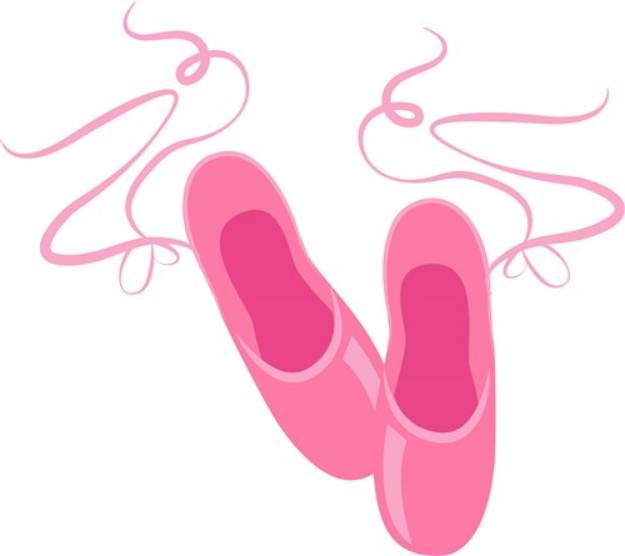 Picture of Ballet Slippers SVG File