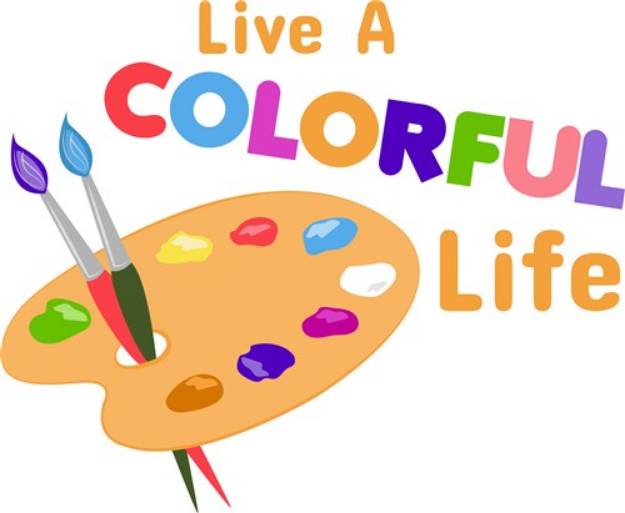 Picture of Colorful Life SVG File