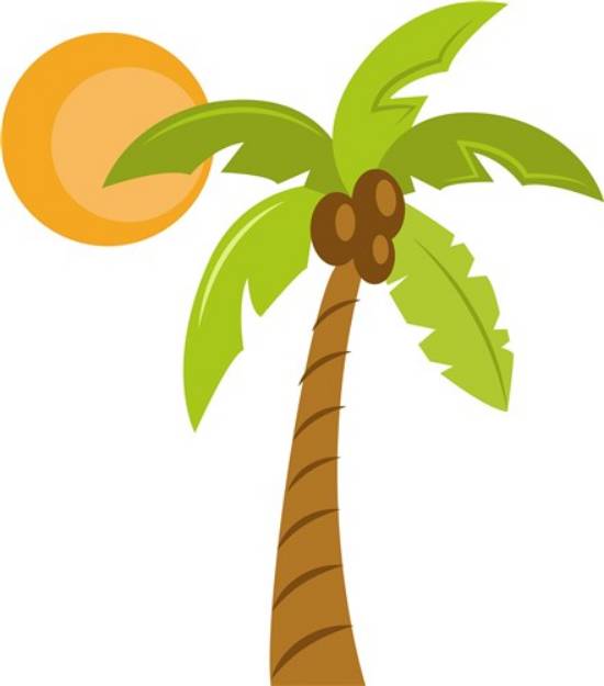 Picture of Palm Tree SVG File