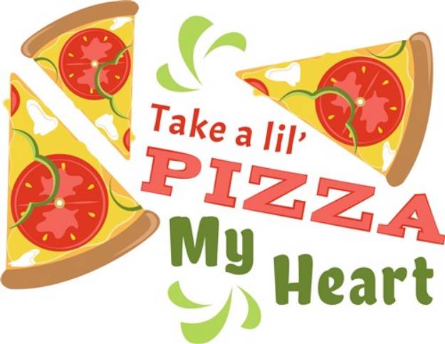 Picture of Pizza My Heart SVG File