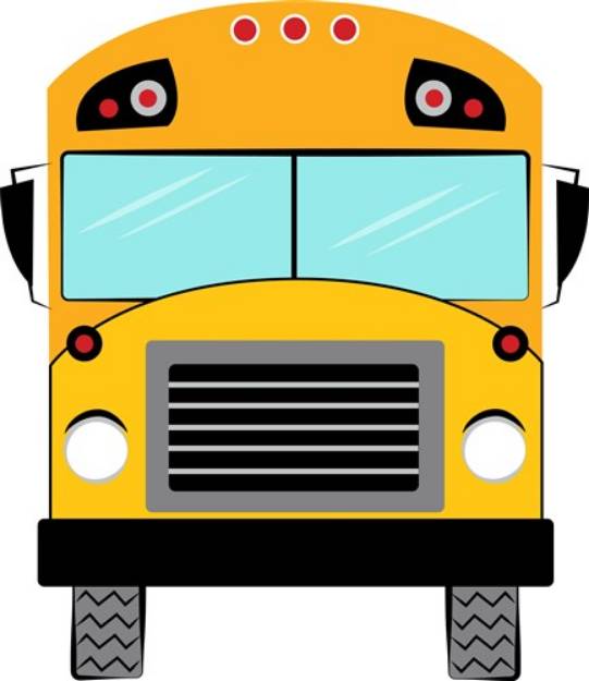 Picture of School Bus SVG File