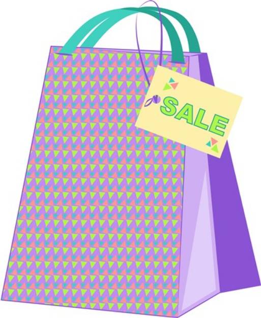 Picture of Shopping Bag SALE SVG File