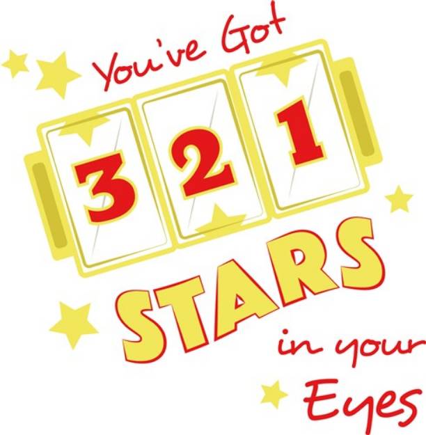 Picture of Stars In Your Eyes SVG File