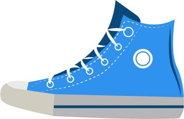 Picture of High Top Sneaker SVG File