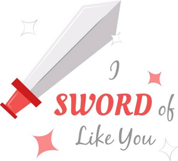 Picture of Sword Of Like You SVG File