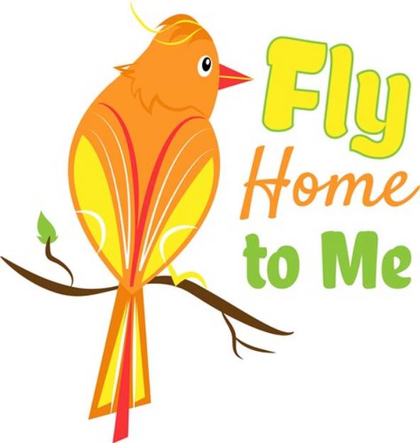 Picture of Fly Home SVG File