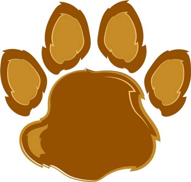Picture of Bear Paw SVG File