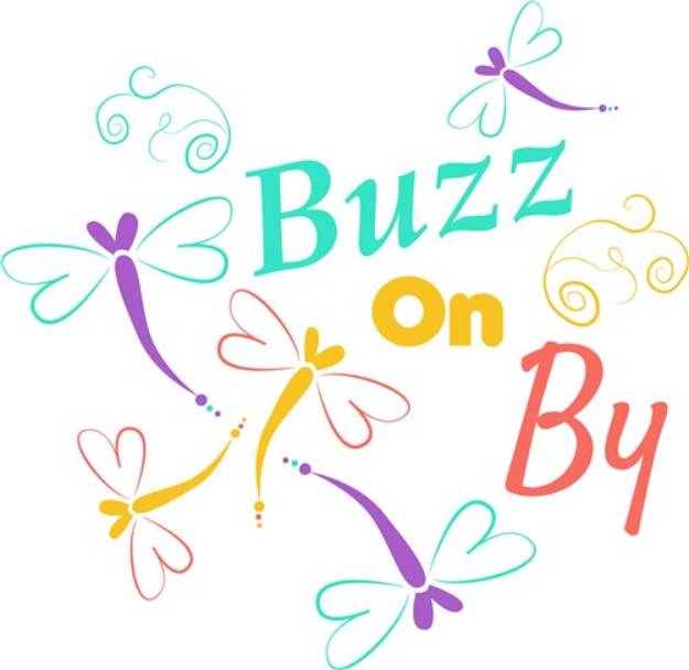 Picture of Dragonfly Buzz On By SVG File