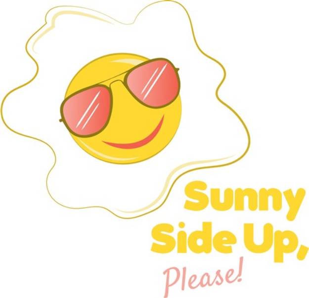 Picture of Egg Sunny Side Up Please SVG File
