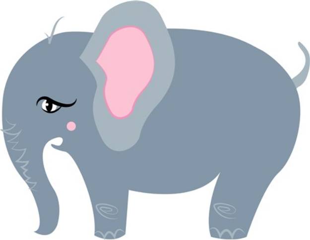 Picture of Elephant SVG File