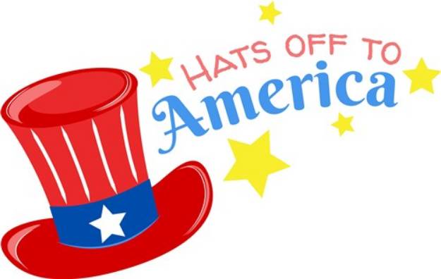 Picture of Fourth Hat Hats Off To America SVG File
