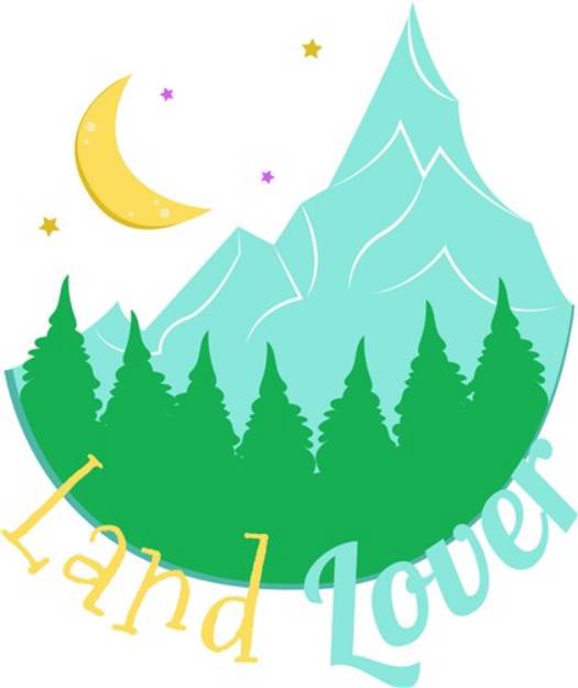 Picture of Mountains Land Lover SVG File