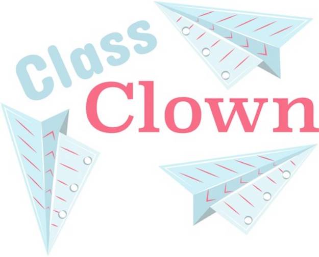 Picture of Paper Planes Class Clown SVG File