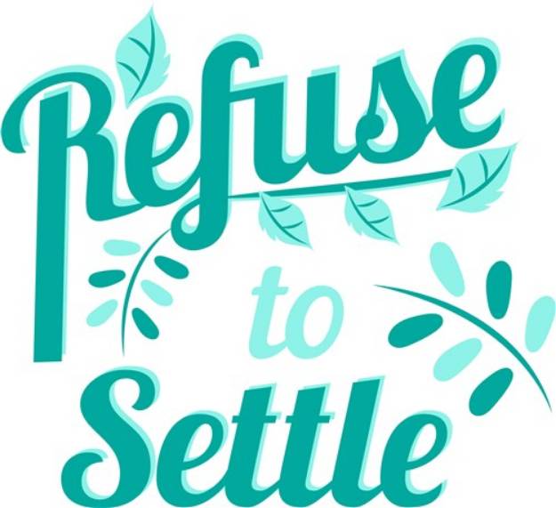 Picture of Refuse To Settle SVG File