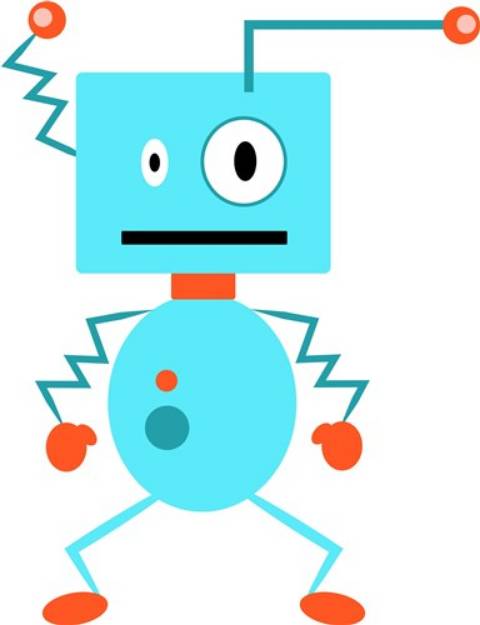 Picture of Robot  SVG File