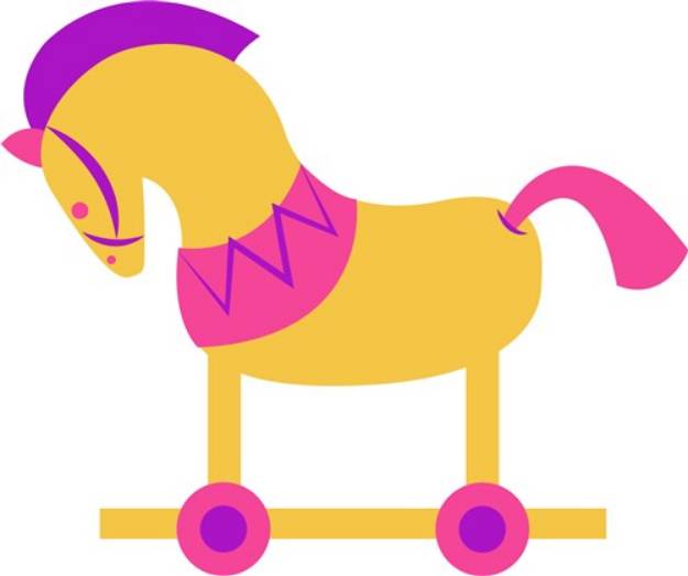 Picture of Rocking Horse SVG File