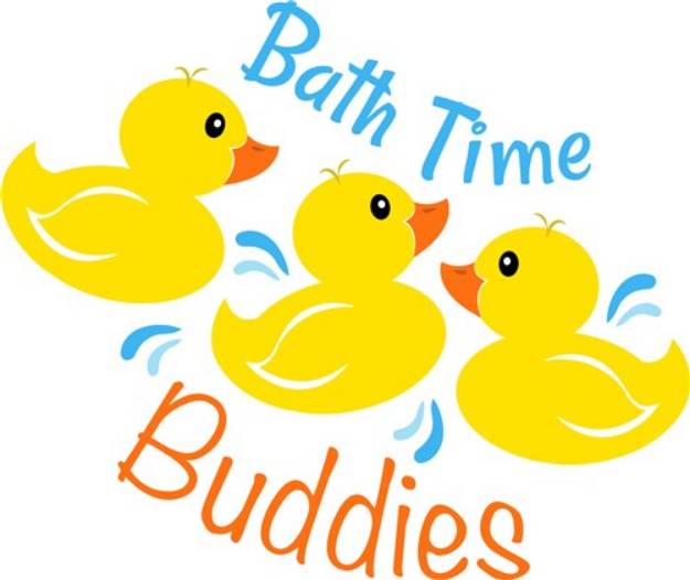 Picture of Rubber Duck Bath Time Buddies SVG File