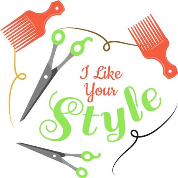 Picture of Stylist I Like Your Style SVG File
