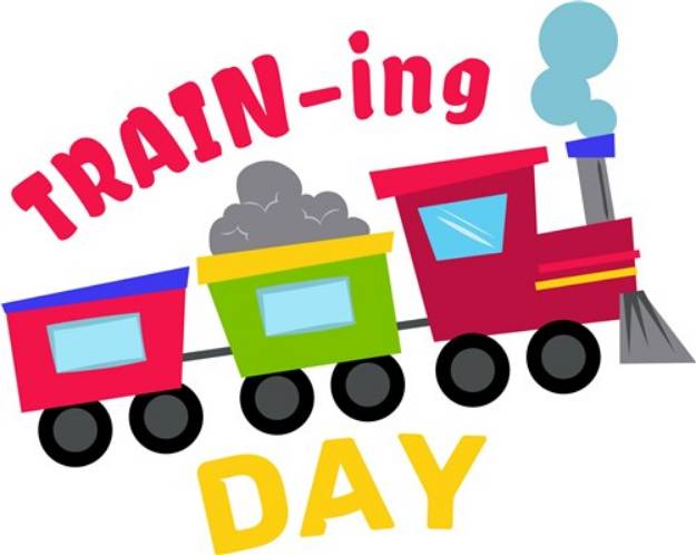 Picture of Train Training Day SVG File