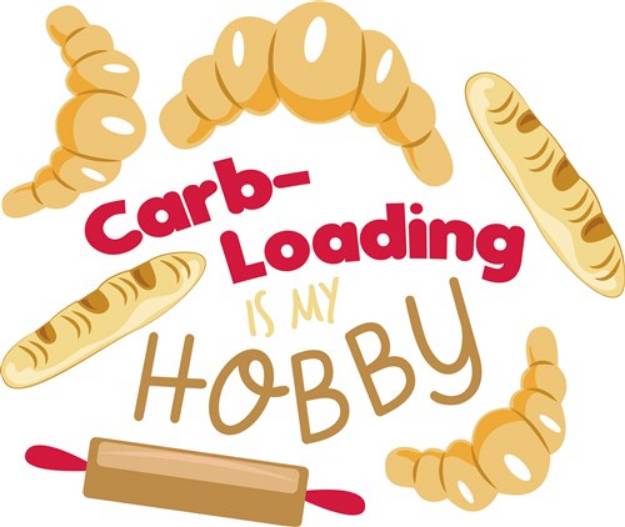 Picture of Bread Carb Loading Is My Hobby SVG File