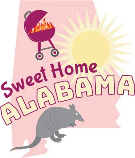 Picture of Alabama Sweet Home Alabama SVG File