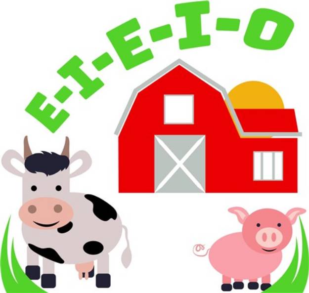 Picture of Farm E I E I O SVG File