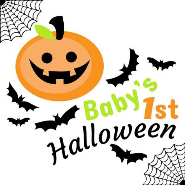 Picture of Halloween Baby s 1st Halloween SVG File